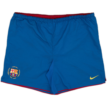 2007-08 Barcelona Home Shorts - 7/10 - (XL)
