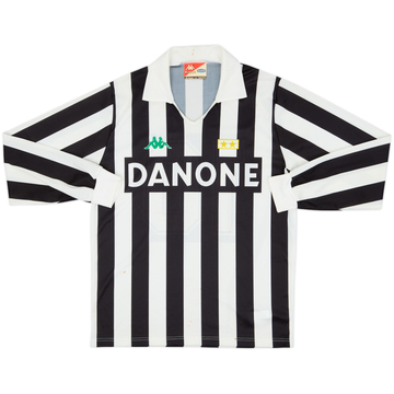 1992-94 Juventus Basic Home L/S Shirt #10 - 7/10 - (L)