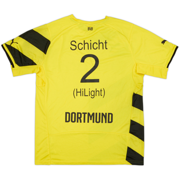 2014-15 Borussia Dortmund Home Shirt Schicht #2 - 7/10 - (M)