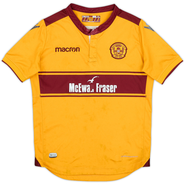 2017-18 Motherwell Home Shirt - 4/10 - (M.Boys)