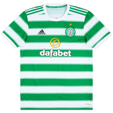 2021-22 Celtic Home Shirt - 8/10 - (M)