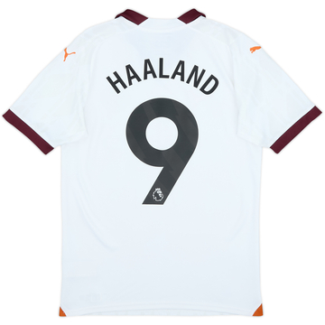 2023-24 Manchester City Away Shirt Haaland #9 - 9/10 - (S)