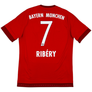 2015-16 Bayern Munich Home Shirt Ribery #7 - 8/10 - (M)