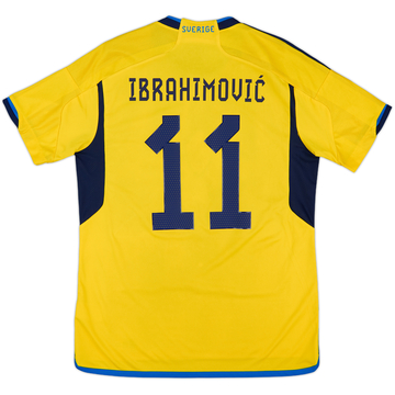 2022-23 Sweden Home Shirt Ibrahimovic #11 - 6/10 - (L)