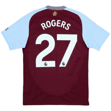 2024-25 Aston Villa Home Shirt Rogers #27 - 8/10 - (M)