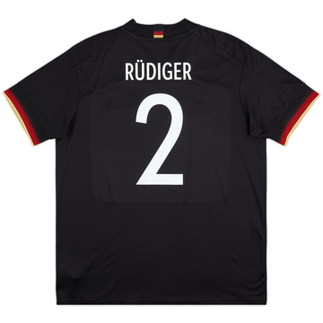2020-21 Germany Away Shirt Rudiger #2 - 8/10 - (XL)