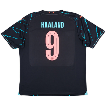 2023-24 Manchester City Third Shirt Haaland #9 - 6/10 - (XL)