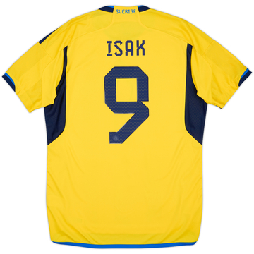 2022-23 Sweden Home Shirt Isak #9 - 8/10 - (L)