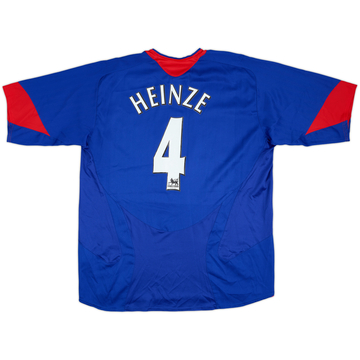 Camiseta de visitante del Manchester United 2005-06 Heinze #4 - 7/10 - (XL)