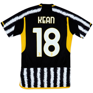 2023-24 Juventus Home Shirt Kean #18 - 8/10 - (S)