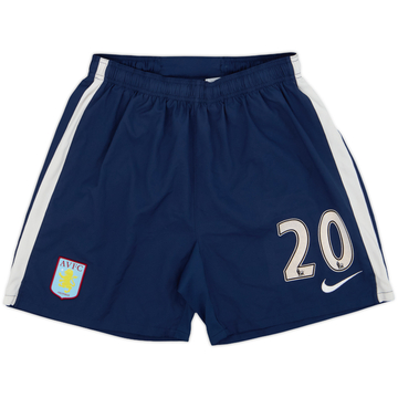 2009-10 Aston Villa Player Issue Away Shorts #20 - 9/10 - (M)