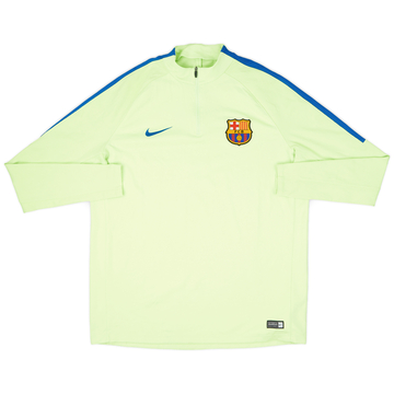 2017-18 Barcelona Nike 1/4 Zip Training Top - 7/10 - (XL)