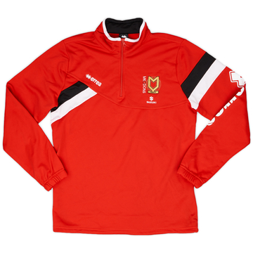 2017-18 MK Dons Errea 1/4 Zip Sweat Top - 7/10 - (M)
