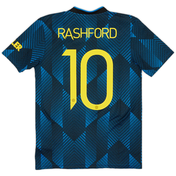 2021-22 Manchester United Third Shirt Rashford #10 - 9/10 - (S)