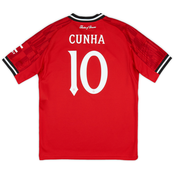 2025-26 Manchester United Home Shirt Cunha #10 (KIDS)