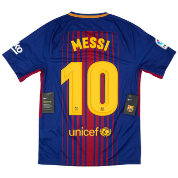 2017-18 Barcelona Home Shirt Messi #10 (S)