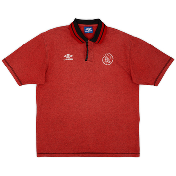 1995-96 Ajax Umbro Polo Shirt - 8/10 - (L)