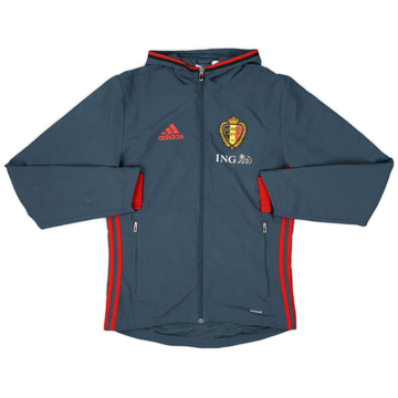 2015-16 Belgium adidas Hooded Track Jacket - 8/10 - (XS)