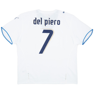 2006 Italy Away Shirt Del Piero #7 (XXL)