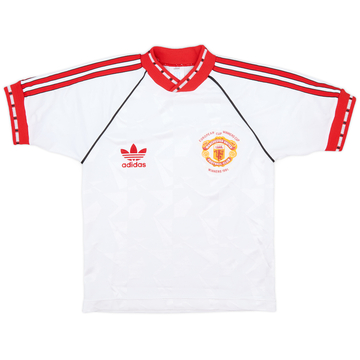 1991 Manchester United ECWC Shirt - 7/10 - (M.Boys)