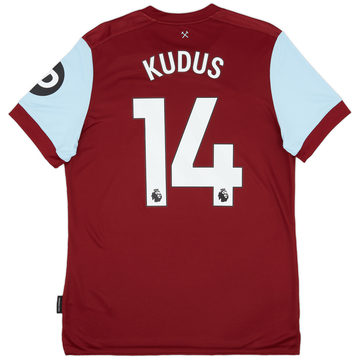 2023-24 West Ham Home Shirt Kudus #14