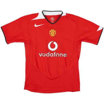 2004-06 Manchester United Home Shirt - 7/10 - (M.Boys)