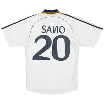 1998-00 Real Madrid Home Shirt Savio #20 - 7/10 - (S)
