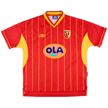 1999-00 Lens Home Shirt - 8/10 - (XXL)
