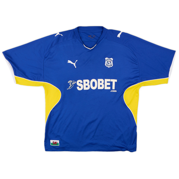 2009-10 Cardiff Home Shirt - 7/10 - (XL)