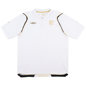 2006-07 Lyon Umbro 1/4 Zip Polo Shirt - 7/10 - (XL)