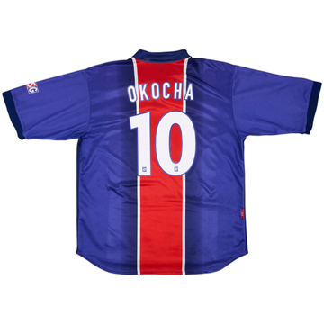 1998-99 Paris Saint-Germain Home Shirt Okocha #10 - 7/10 - (XL)