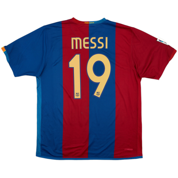 2006-07 Barcelona Home Shirt Messi #19 - 6/10 - (M)