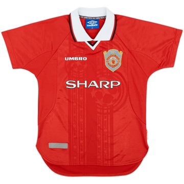 1997-00 Manchester United CL Shirt - 6/10 - (M.Boys)