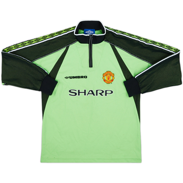 1998-99 Manchester United GK Shirt - 8/10 - (L.Boys)