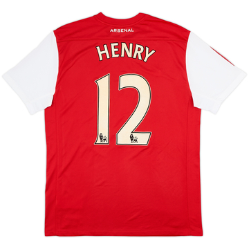 2011-12 Arsenal Home Shirt Henry #12 - 8/10 - (L)