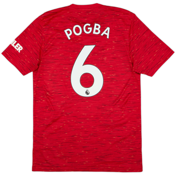 2020-21 Manchester United Home Shirt Pogba #6 - 8/10 - (M)