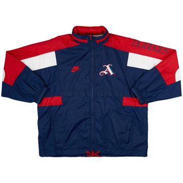 1995-96 Arsenal Nike Hooded Rain Jacket - 8/10 - (L)