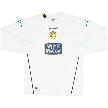 2004-05 Leeds United Home L/S Shirt - 7/10 - (M)