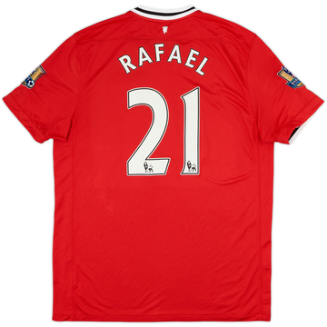 2011-12 Manchester United Home Shirt Rafael #21 - 6/10 - (XL)
