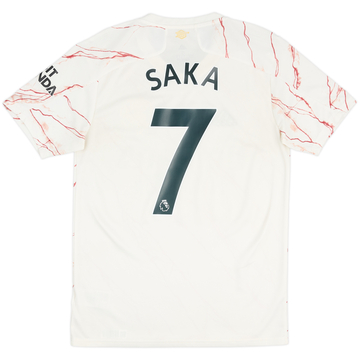 2020-21 Arsenal Away Shirt Saka #7 - 7/10 - (S)