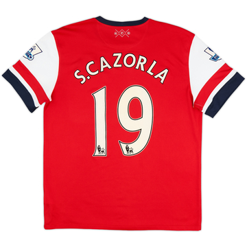 2012-14 Arsenal Home Shirt S.Cazorla #19 - 8/10 - (L)