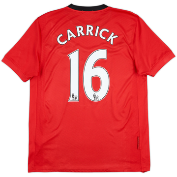 2009-10 Manchester United Home Shirt Carrick #16 - 6/10 - (M)
