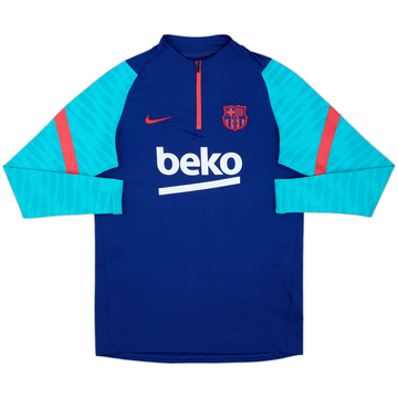 2021-22 Barcelona Nike 1/4 Zip Drill Top - 6/10 - (M)