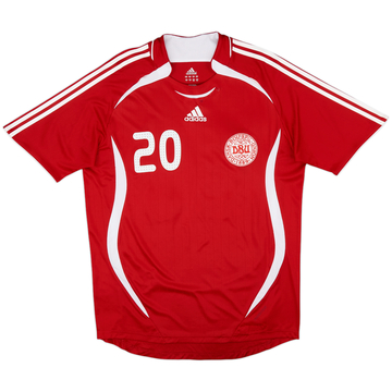 2006-08 Denmark Player Issue Home Shirt #20 - 5/10 - (L)