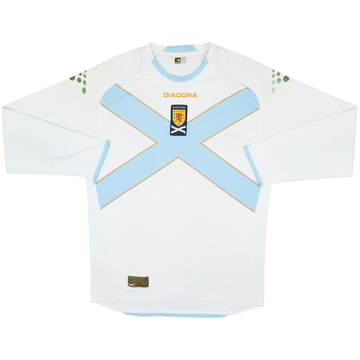 2007-08 Scotland Away L/S Shirt - 5/10 - (L)