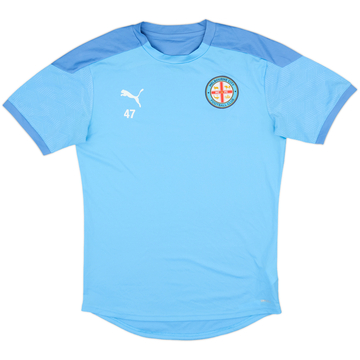 2021-22 Melbourne City Player Issue Puma Training Shirt #47 - 8/10 - (M)