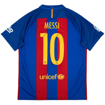2016-17 Barcelona Home Shirt Messi #10 - 6/10 - (L)