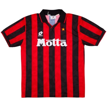 1993-94 AC Milan Home Shirt - 8/10 - (XL)
