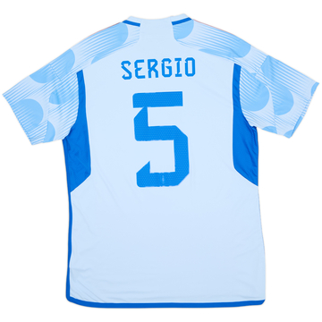 2022-23 Spain Away Shirt Sergio #5 (L)