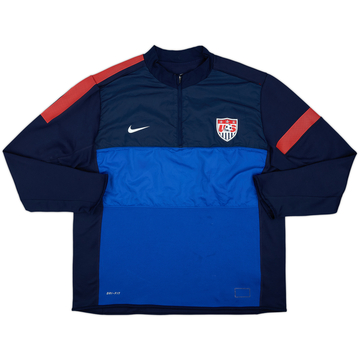 2013-14 USA Player Issue Nike Drill Top - 8/10 - (XXL)